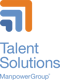 ManpowerGroup Talent Solutions Web Stacked Logo for Black Background